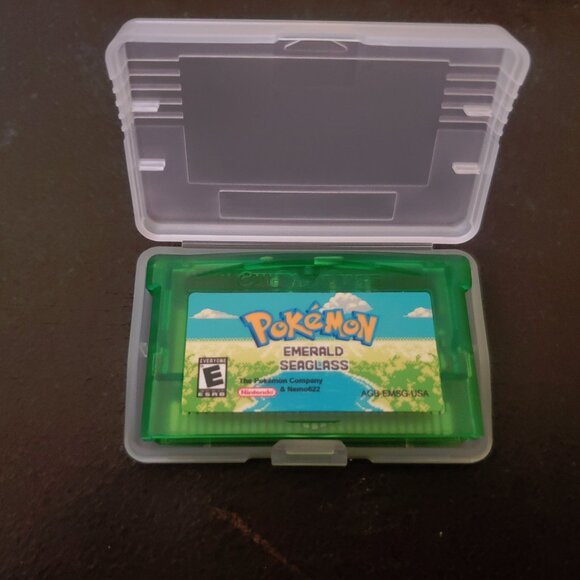 Pokemon Emerald Seaglass GBA ROM Hack Video Game - Picture 9 of 10